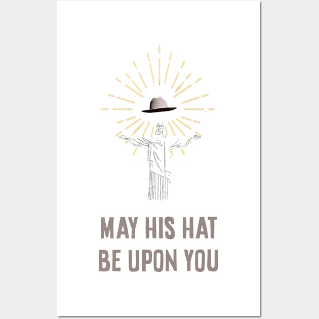 Saint Larry of the Hat Wall Art by AccuracyThird